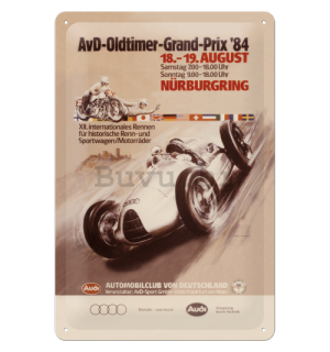 Metalna tabla - Audi AvD Oldtimer Grand Prix