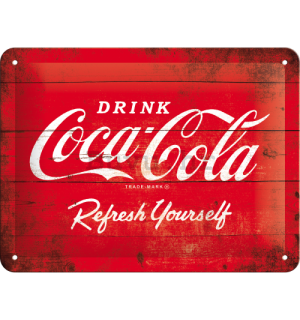 Metalna tabla - Coca-Cola (crveni logotip)