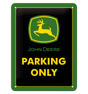 Metalna tabla - John Deere Parking Only