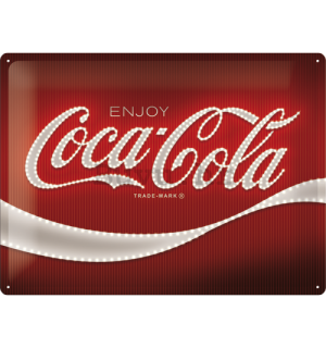 Metalna tabla: Coca-Cola (Red Lights Logo) - 30x40 cm