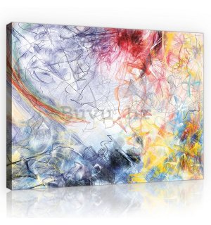 Slika na platnu: Moderna apstrakcija (3) - 75x100 cm