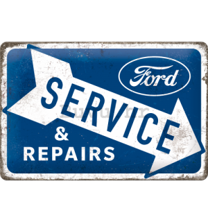 Metalna tabla: Ford (Service & Repairs) - 30x20 cm