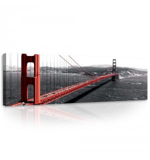 Slika na platnu: Golden Gate Bridge (1) - 145x45 cm