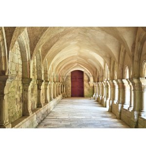 Vlies foto tapeta: Samostan Fontenay - 350x245 cm