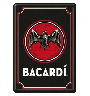 Metalna razglednica - Bacardi