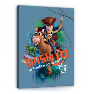 Slika na platnu: Toy Story (Mash Up) - 75x100 cm