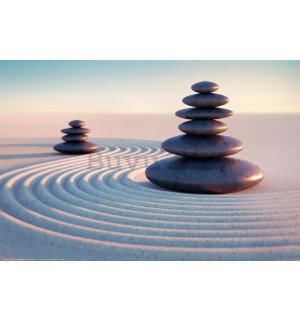 Poster: Zen kamenje u pijesku