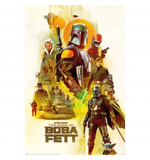 Plakát - Star Wars The book of Boba Fett