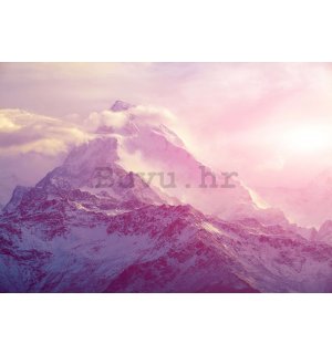 Vlies foto tapeta: Snježne planine - 254x184 cm