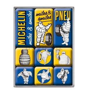 Set magneta - Michelin - Logo Evolution