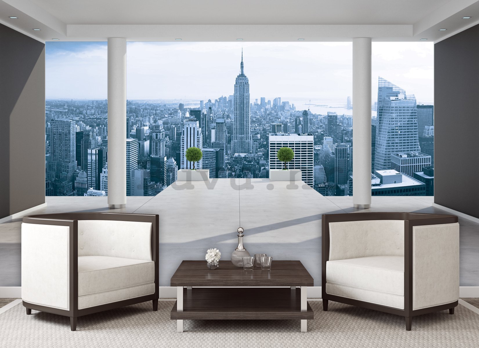 Foto tapeta: Vidik na Manhattan (Terasa) - 184x254 cm