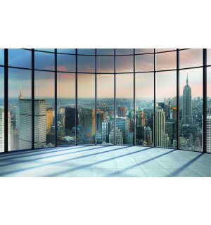 Foto tapeta: Pogled sa prozora na New York - 184x254 cm