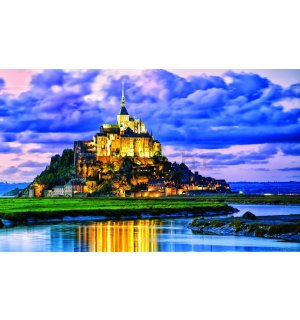 Foto tapeta: Mont Saint-Michel - 254x368 cm