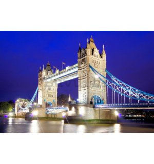 Foto tapeta: Noćni Tower Bridge - 254x368 cm