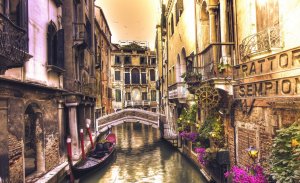 Foto tapeta: Venecija (kanal) - 184x254 cm