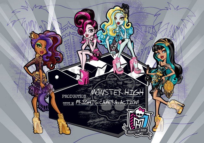Foto tapeta: Monster High (4) - 254x368 cm