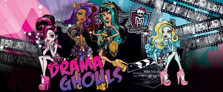 Foto tapeta: Monster High (Drama Ghouls) - 104x250 cm