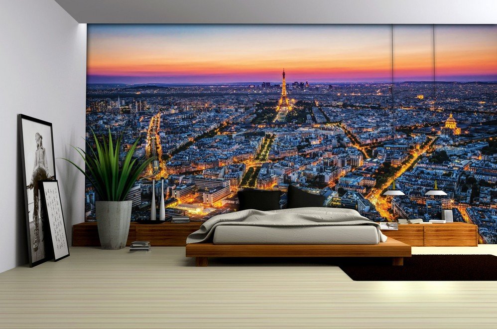 Foto tapeta: Noćni Pariz - 254x368 cm