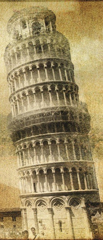 Foto tapeta: Kosi toranj u Pisi - 211x91 cm