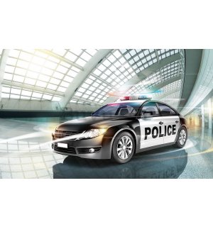 Foto tapeta: Policijski auto (2) - 184x254 cm