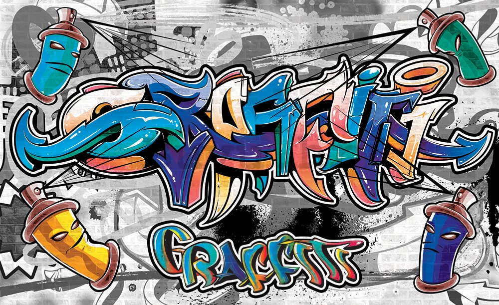Foto tapeta: Graffiti (9) - 254x368 cm