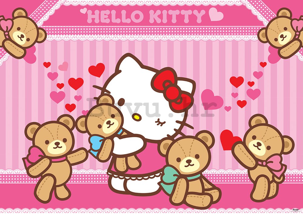 Foto tapeta: Hello Kitty (2) - 254x368 cm