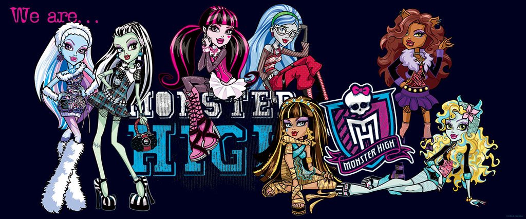Foto tapeta: Monster High (5) - 104x250 cm