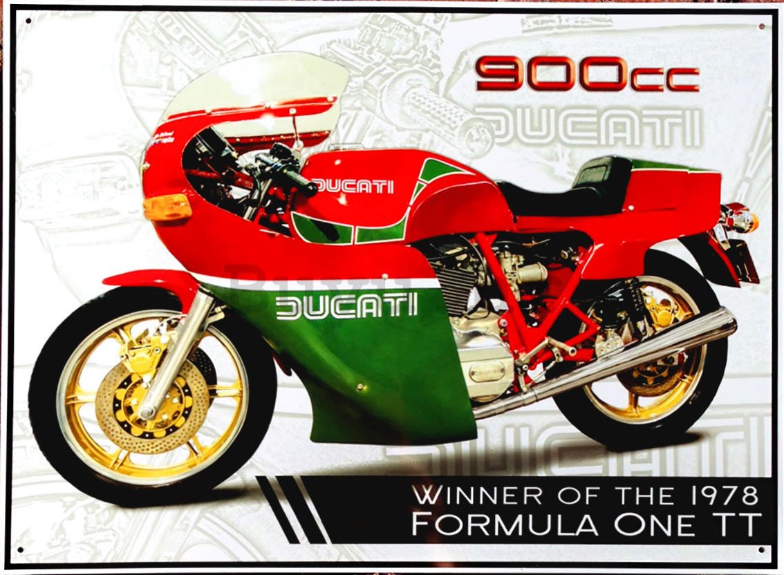 Metalna tabla - Ducati 900CC Mike Hailwood