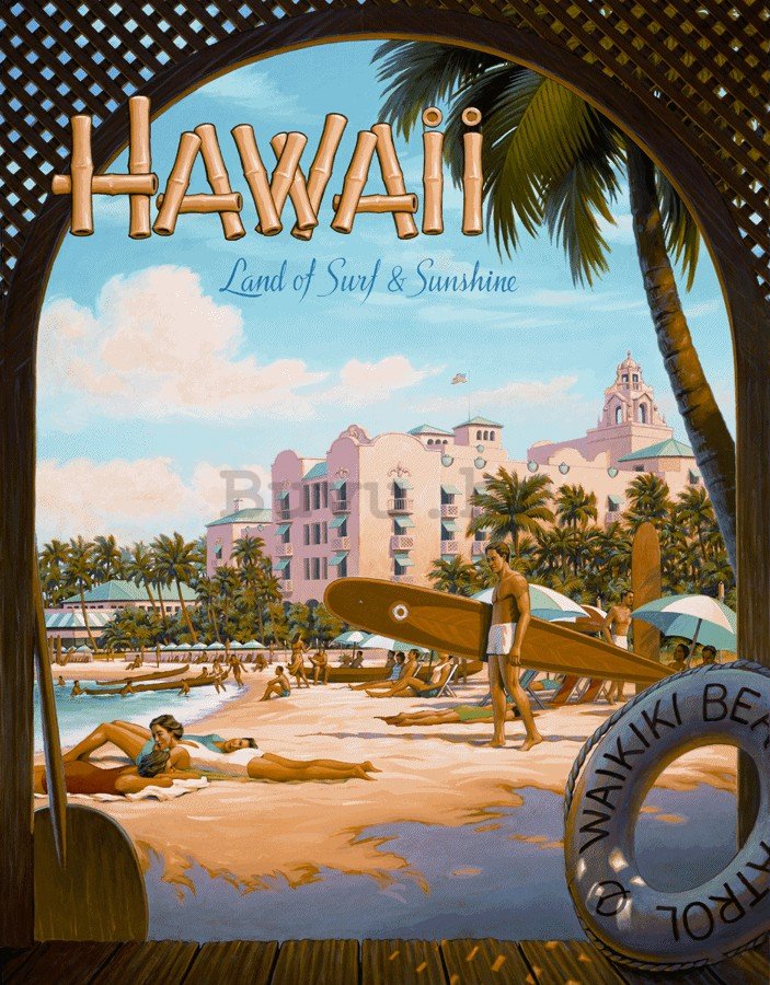 Metalna tabla - Hawaii (1)