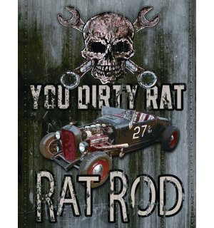 Metalna tabla - Legends (Dirty Rat)