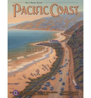 Metalna tabla - Pacific Coast