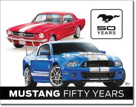Metalna tabla - Ford Mustang (50th Years)