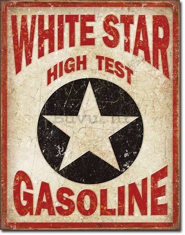 Metalna tabla - White Star Gasoline