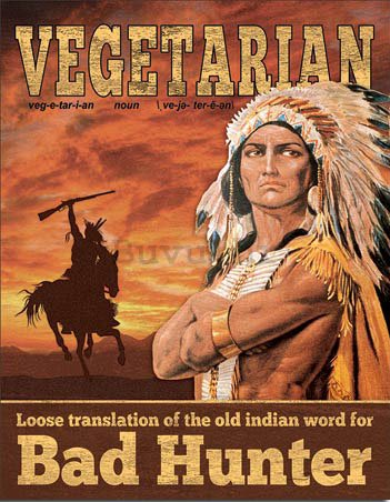 Metalna tabla - Vegetarian (Translation)