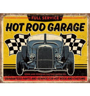 Metalna tabla - Hot Rod Garage