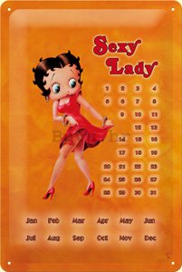 Metalna tabla -Betty (kalendar)