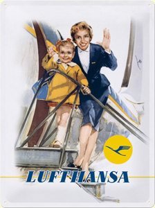 Metalna tabla - Lufthansa
