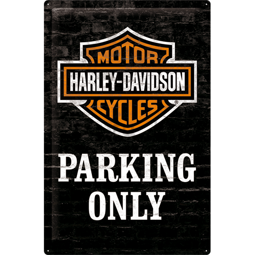Metalna tabla - Harley-Davidson (Parking Only)