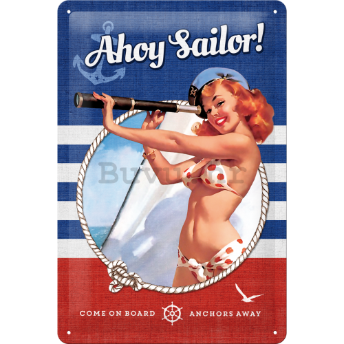 Metalna tabla - Ahoy Sailor!
