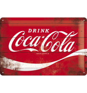 Metalna tabla: Coca-Cola (klasični logotip) - 20x30 cm