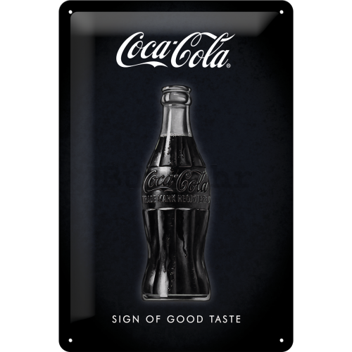 Metalna tabla: Coca-Cola (Sign of Good Taste) - 30x20 cm