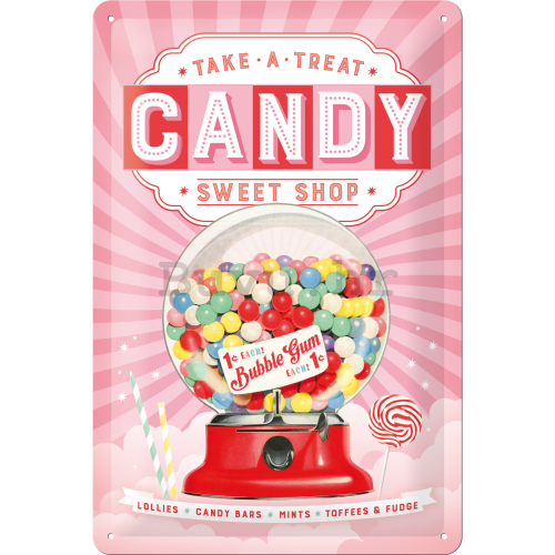 Metalna tabla - Candy (Sweet Shop)