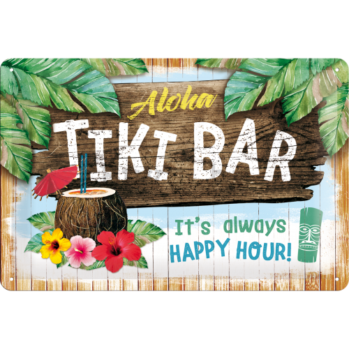 Metalna tabla - Tiki Bar