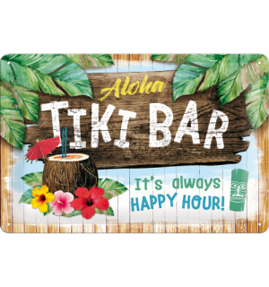 Metalna tabla - Tiki Bar
