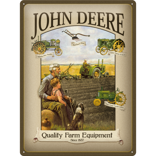 Metalna tabla - John Deere Quality Farm