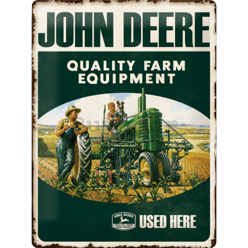 Metalna tabla - John Deere (Quality Farm Equipment)