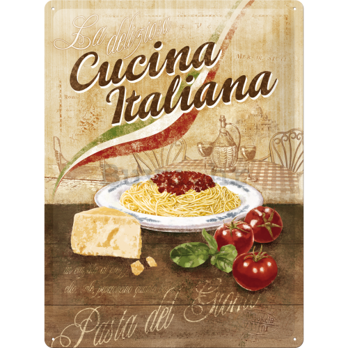 Metalna tabla - Cucina Italiana