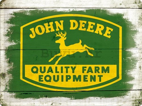 Metalna tabla - John Deere QFE Wood