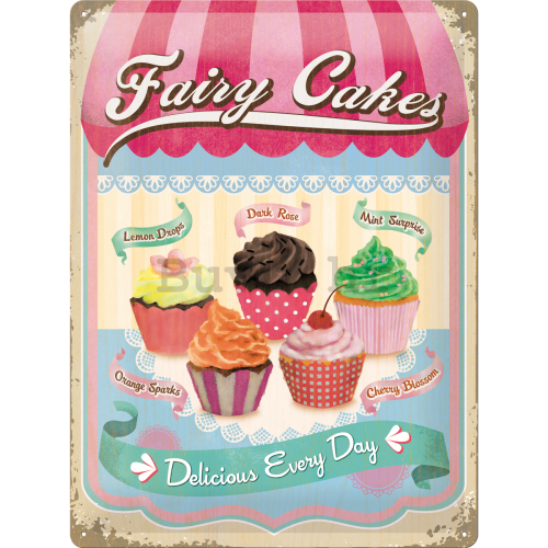 Metalna tabla - Fairy Cakes Cup Cakes