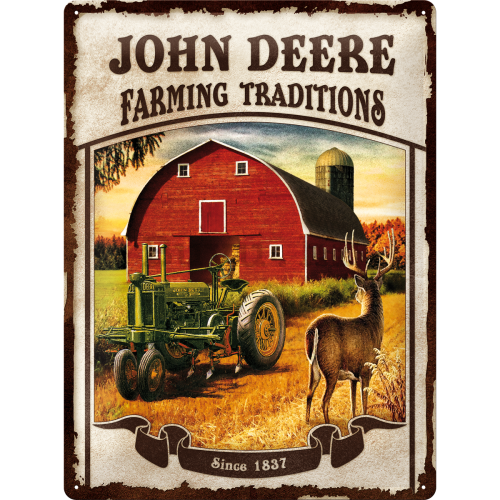 Metalna tabla - John Deere (Farming traditions)